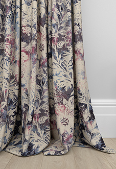 Oasis, Charcoal - Made to Measure Curtains